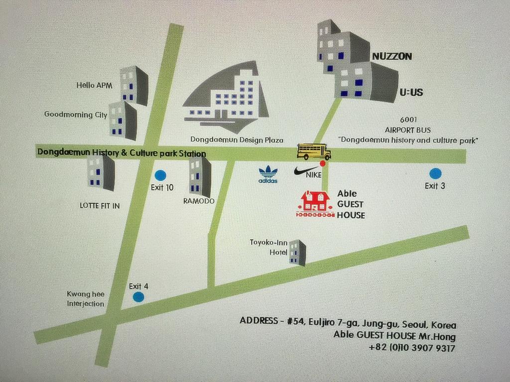 Able Guesthouse Dongdaemun Szöul Kültér fotó